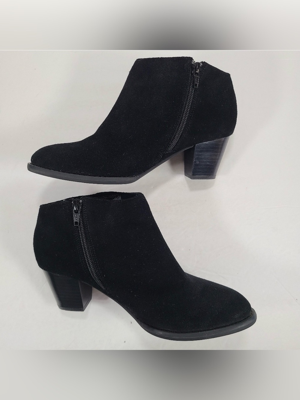Vionic Faros Black Suede Fringed Boho Coastal Cowgirl Ankle Booties Women 6.5 - Picture 8 of 11